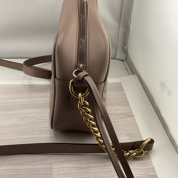 Gucci Marmot Doble G Leather Crossbody Bag with Gold Hardware - Picture 6 of 9